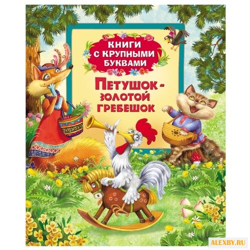Книги с крупными буквами.