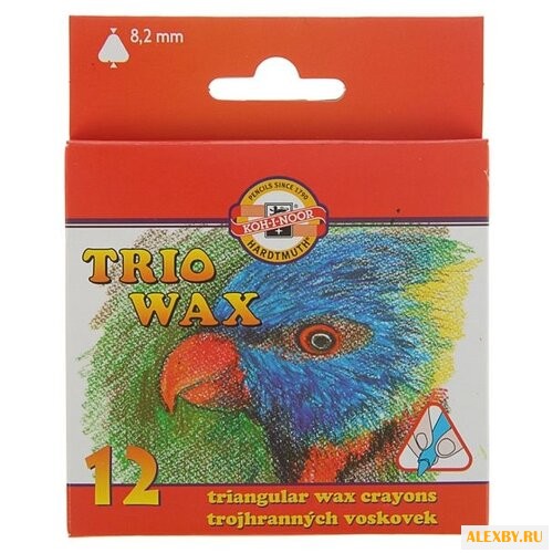 KOH-I-NOOR Восковые мелки 12