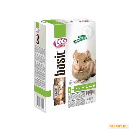 Корм для шиншилл Lolo Pets