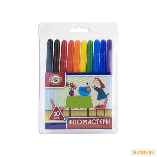 KOH-I-NOOR Фломастеры 10 шт.