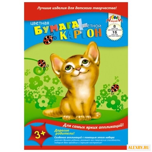 Набор цветного картона и