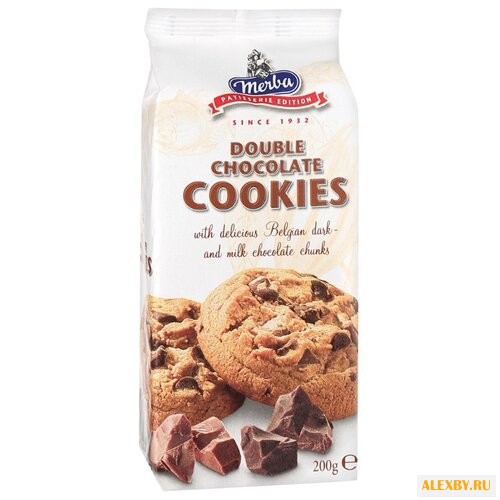 Печенье Merba Два шоколада 200 г