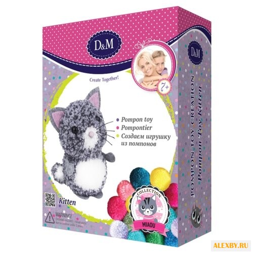 D&M Создаем игрушку из помпонов