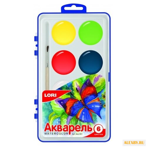 LORI Акварельные краски MAX 6