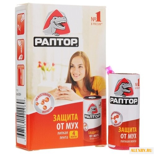 Липкая лента Раптор защита от мух