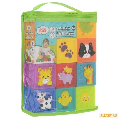 Кубики Little hero Soft Blocks