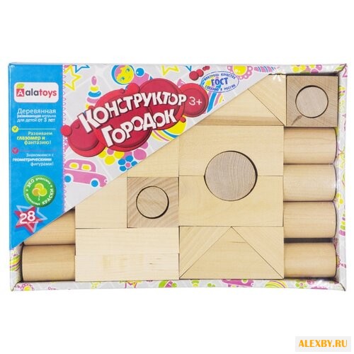 Кубики Alatoys Городок К2100