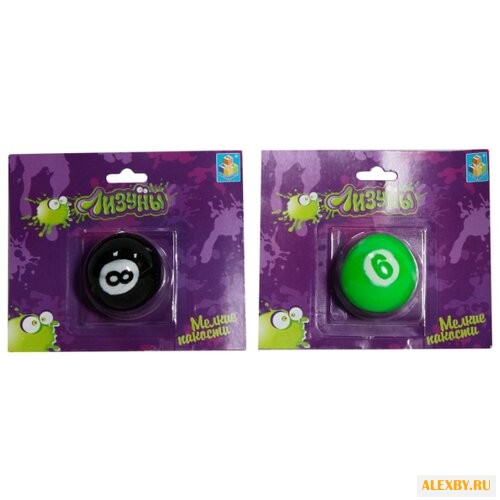 Лизун 1 TOY Бильярдный шар Т56326