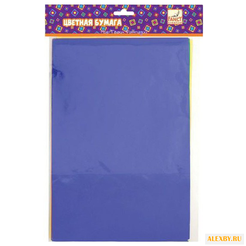 Цветная бумага фольгированная