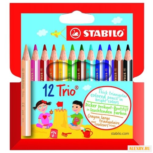 STABILO Цветные карандаши Trio