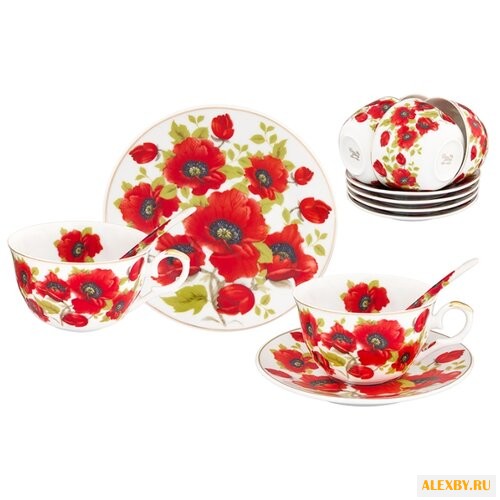 Чайный сервиз Elan gallery Маки