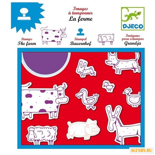 Набор штампов DJECO Ферма 08809