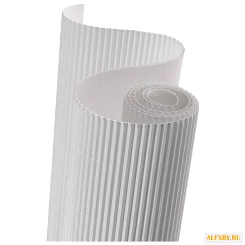 Цветной картон гофрированный