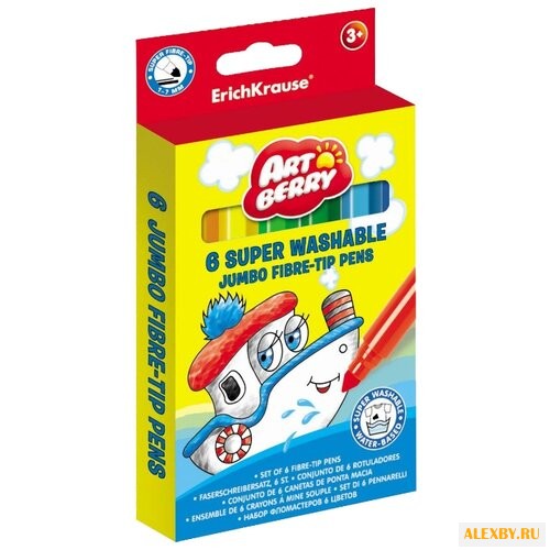 ArtBerry Фломастеры Jumbo 6 шт.