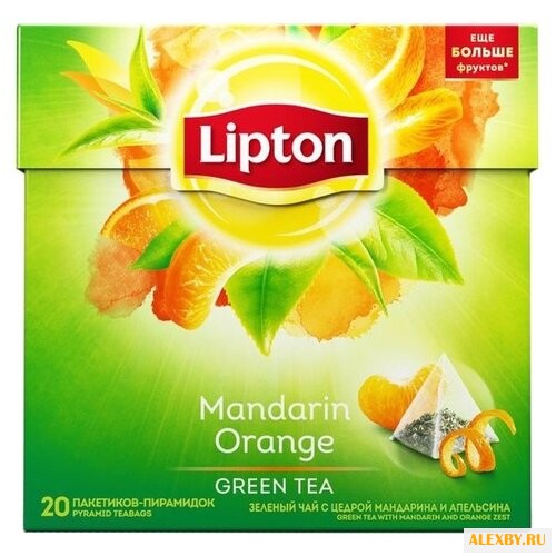 Чай зеленый Lipton Mandarin