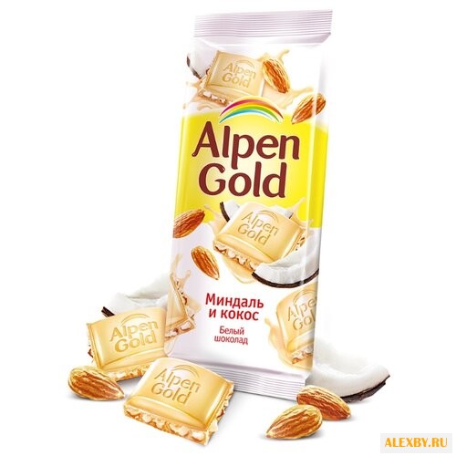 Шоколад Alpen Gold Миндаль и