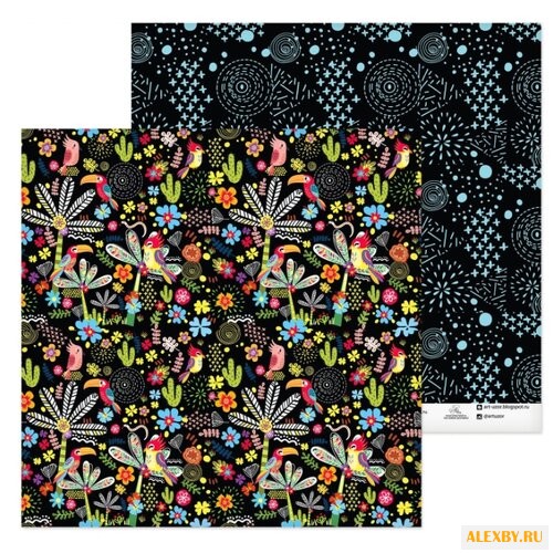 Бумага Арт Узор 30.5x30.5 см 1