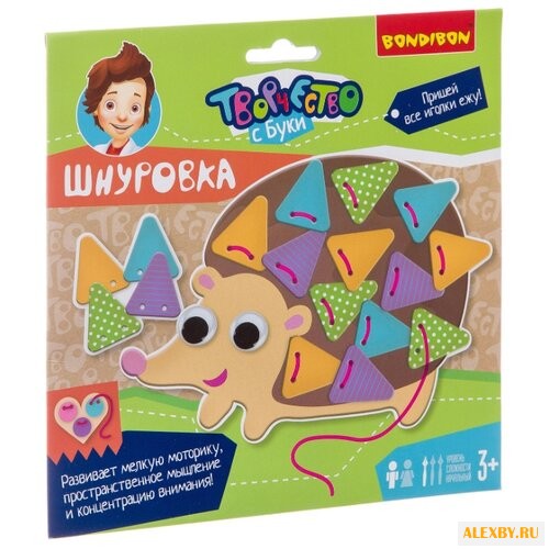 Шнуровка BONDIBON Ёж ВВ2635