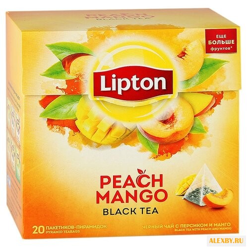 Чай черный Lipton Peach Mango
