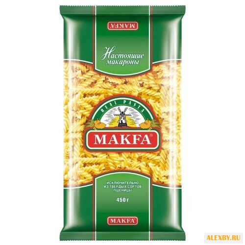 Макфа Макароны Спирали рифленые