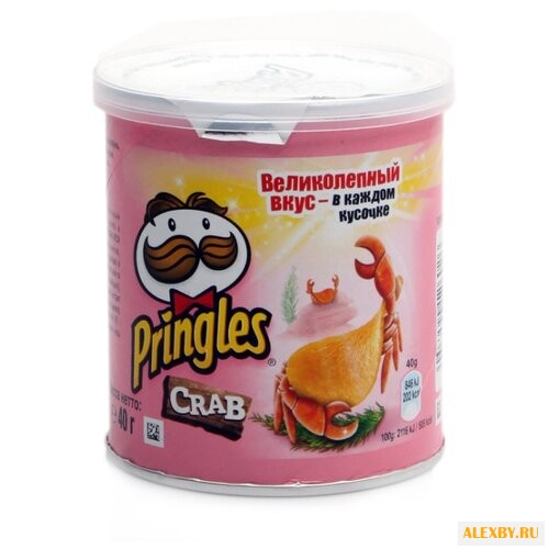 Чипсы Pringles картофельные Crab