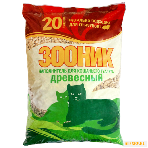 Наполнитель Зооник Древесный 20 л