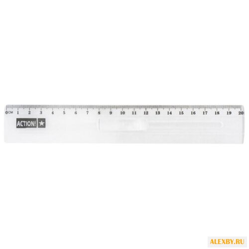 Action! Линейка пластиковая 20