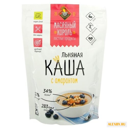 Масляный Король Каша льняная с