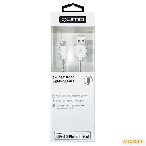 Кабель Qumo USB - Lightning MFI