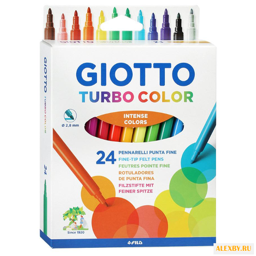 GIOTTO Фломастеры Turbo Color