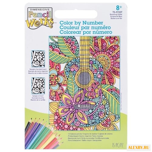 Dimensions Раскраска Цветущая