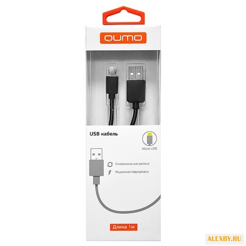 Кабель Qumo USB - microUSB PVC