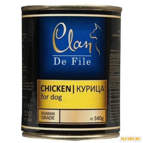 Корм для собак CLAN De File