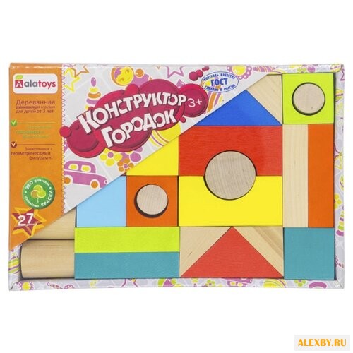 Кубики Alatoys Городок К2110