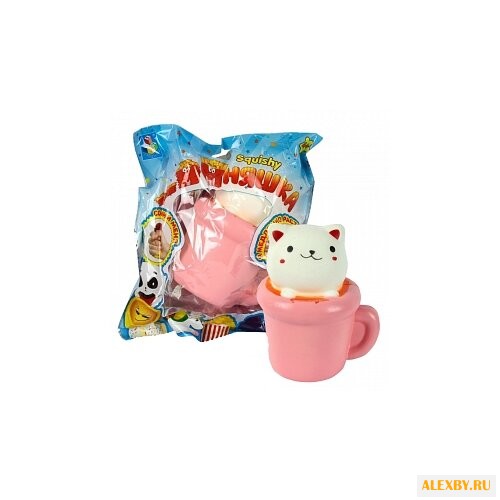 Игрушка-мялка 1 TOY Кошка в