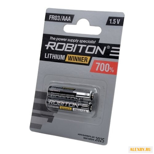 Батарейка AAA ROBITON R-FR03-BL2