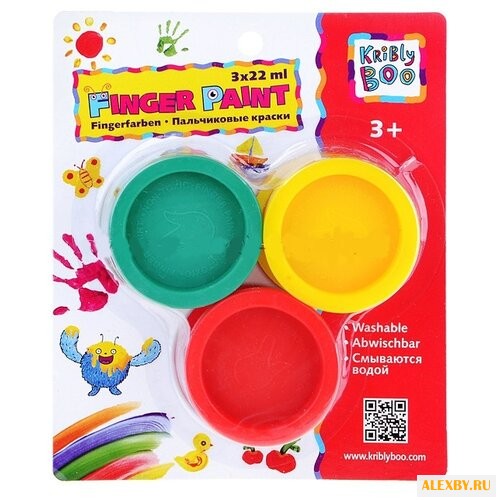 Kribly Boo Пальчиковые краски 3