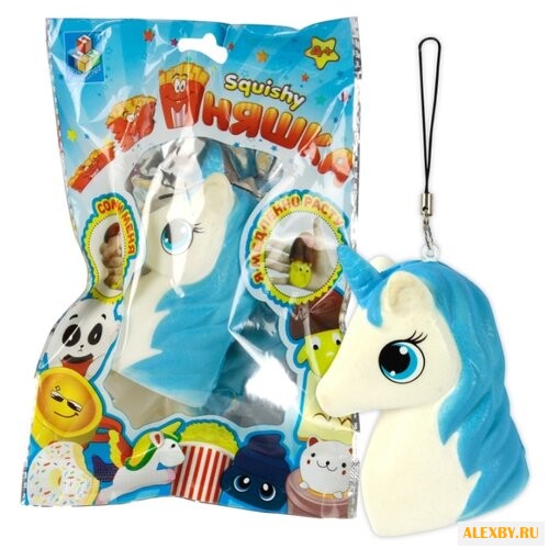 Игрушка-мялка 1 TOY Единорог