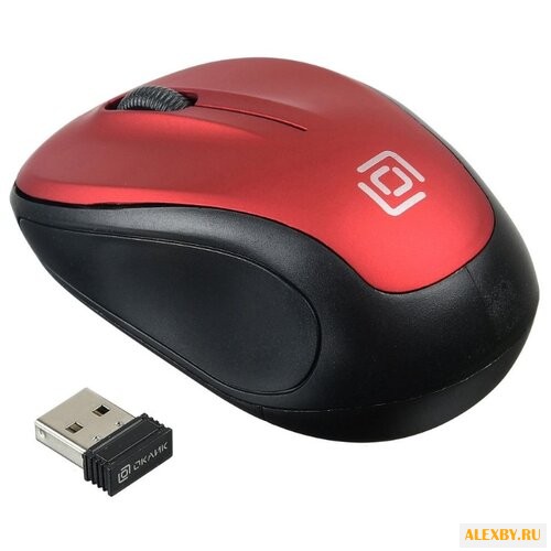 Мышь Oklick 665MW Black-Red USB