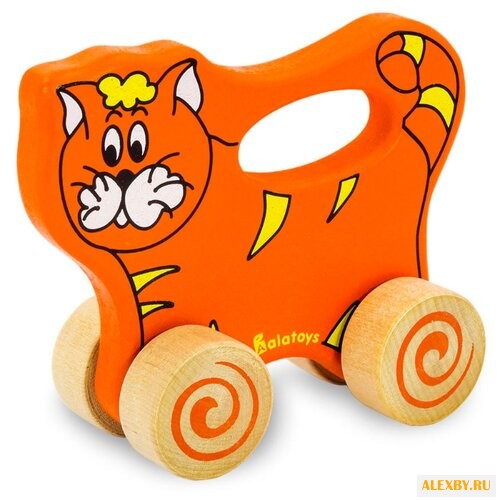 Каталка-игрушка Alatoys Котик