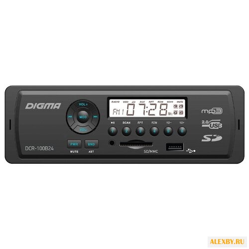 Автомагнитола Digma DCR-100B24