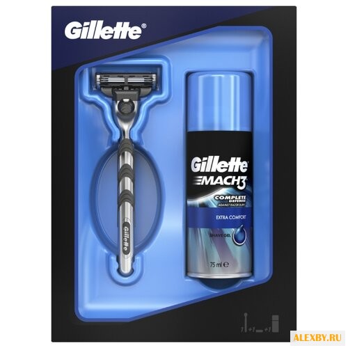 Набор Gillette гель для бритья