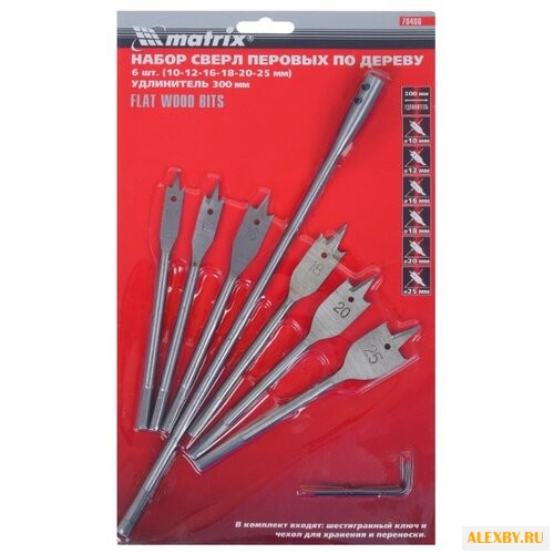 Набор сверл matrix 70406