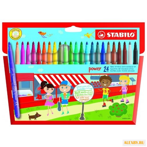 STABILO Фломастеры Power 24 шт.
