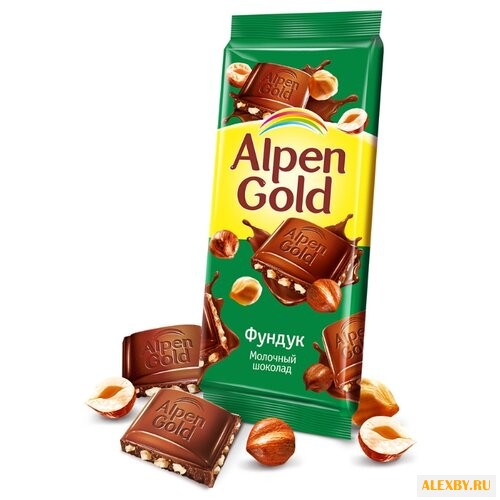 Шоколад Alpen Gold молочный с