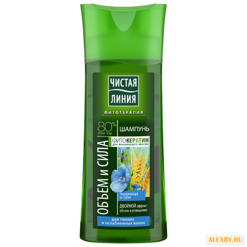 Чистая линия шампунь Объем и