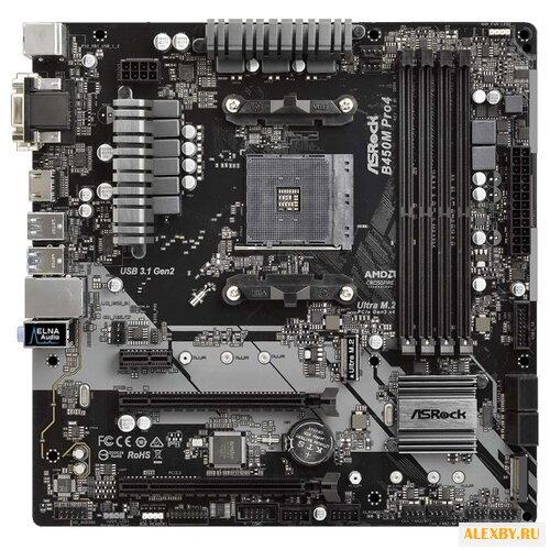 Материнская плата ASRock B450M