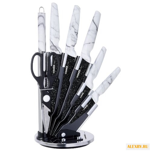 Набор Winner 5 ножей ножницы