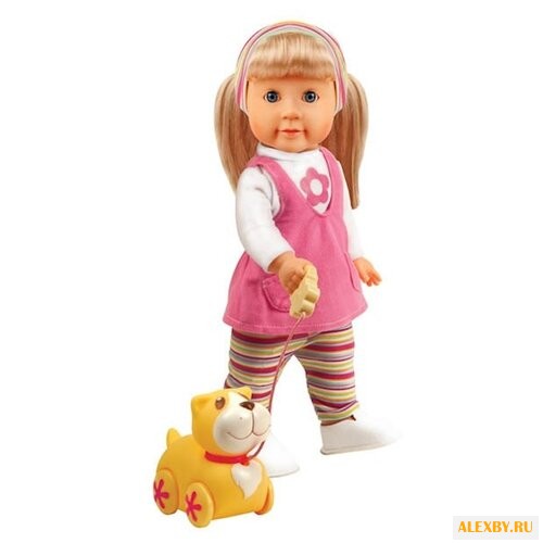 Интерактивная кукла с щенком