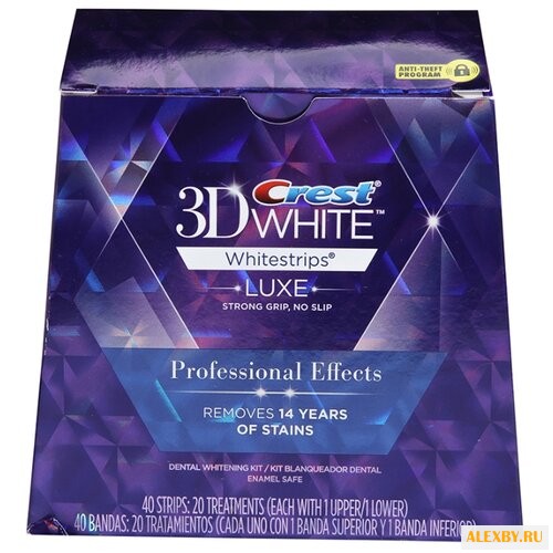 Crest отбеливающие полоски 3D